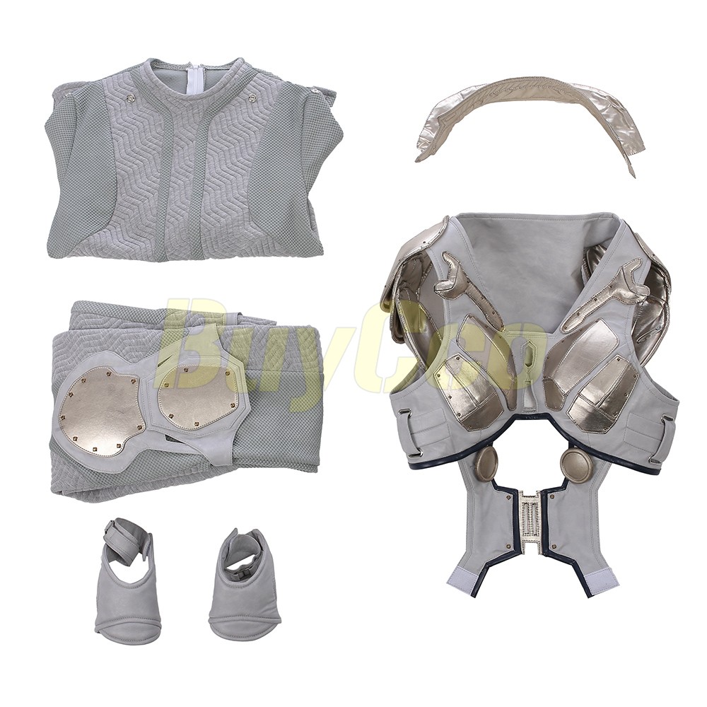 Thor Valkyrie Cosplay Costume Thor Ragnarok White Battle Suit Edition