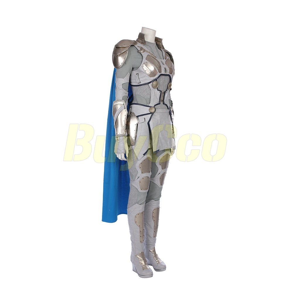 Thor Valkyrie Cosplay Costume Thor Ragnarok White Battle Suit Edition