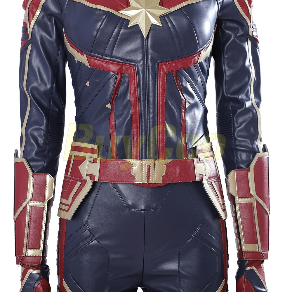 Captain Marvel Cosplay Carol Danvers Costume Red Edition
