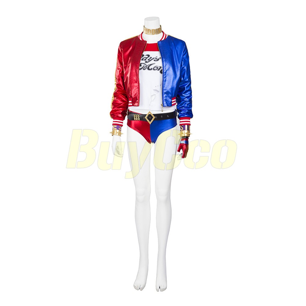 Harley Quinn Cosplay Costume Suicide Squad Deluxe Edition