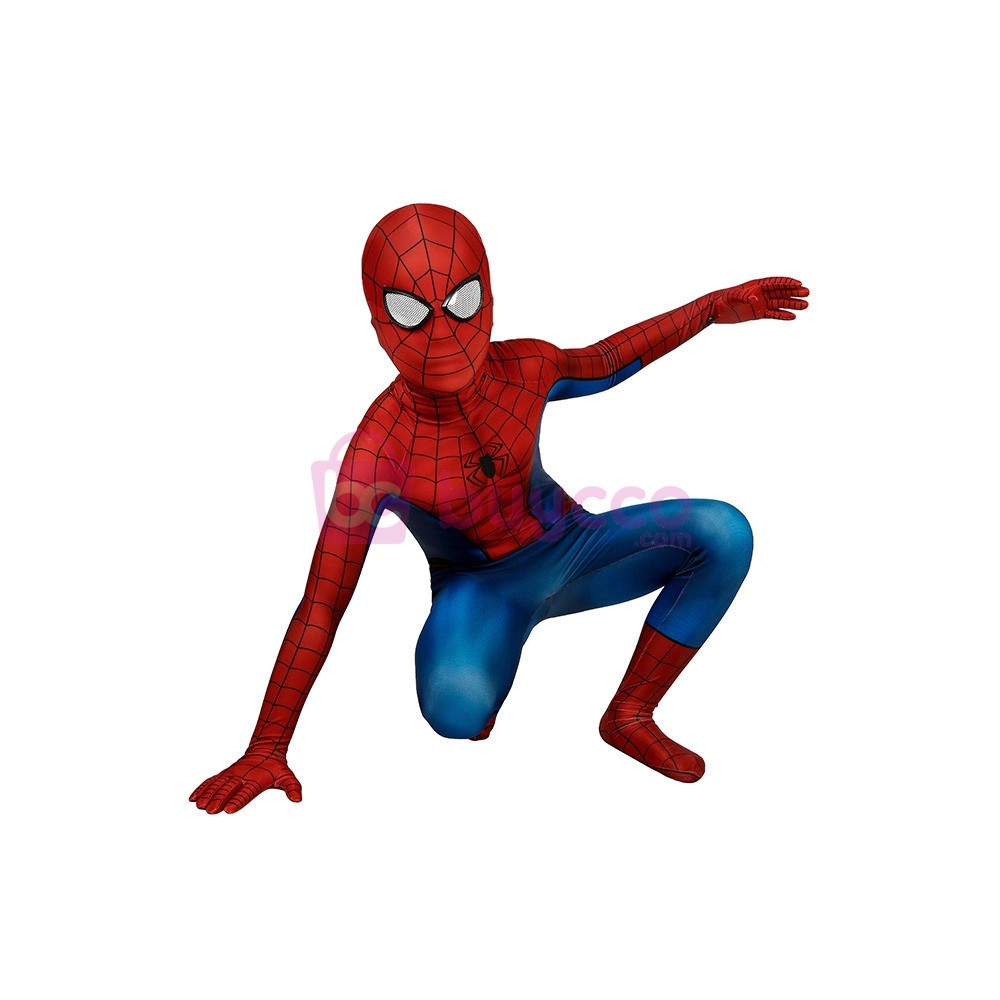 Spider-man Cosplay Costume For Children PS4 Classic Spider ...