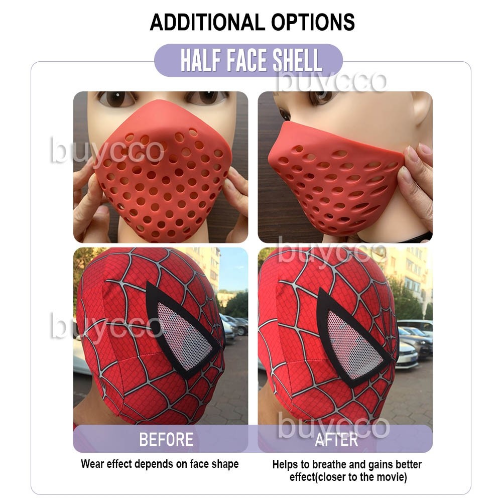 Spider Man Ver 2 Cosplay Costume Spiderman Homecoming Cotton