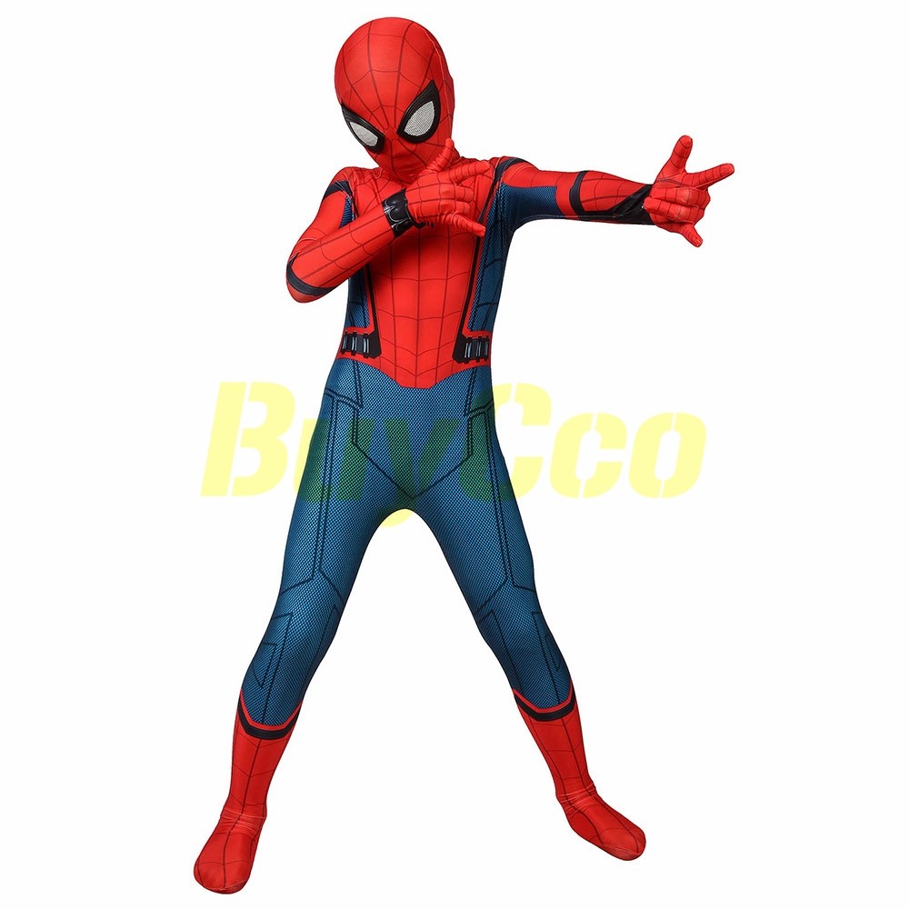 Kids Suit Spider Man Homecoming Cosplay Costume
