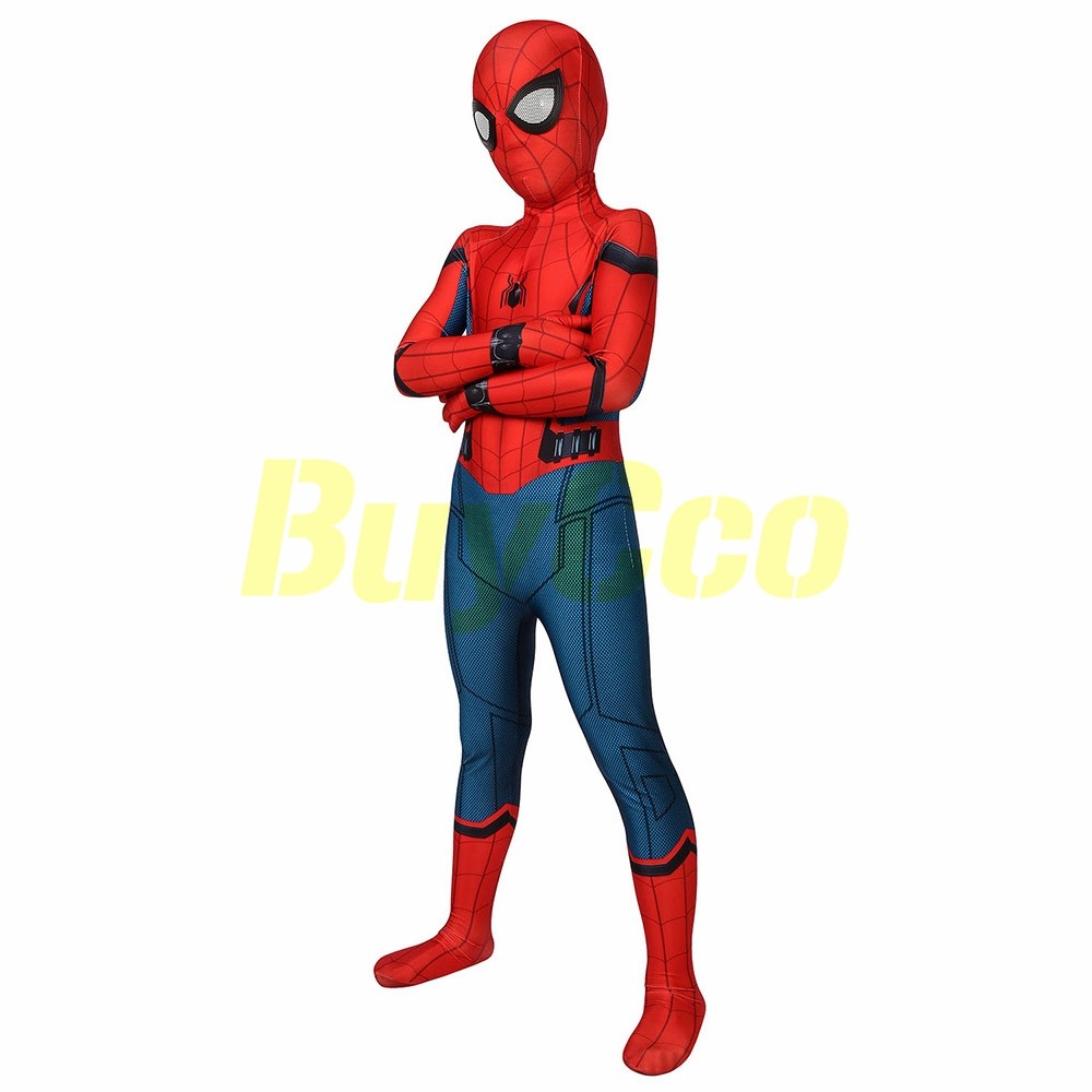 Kids Suit Spider Man Homecoming Cosplay Costume
