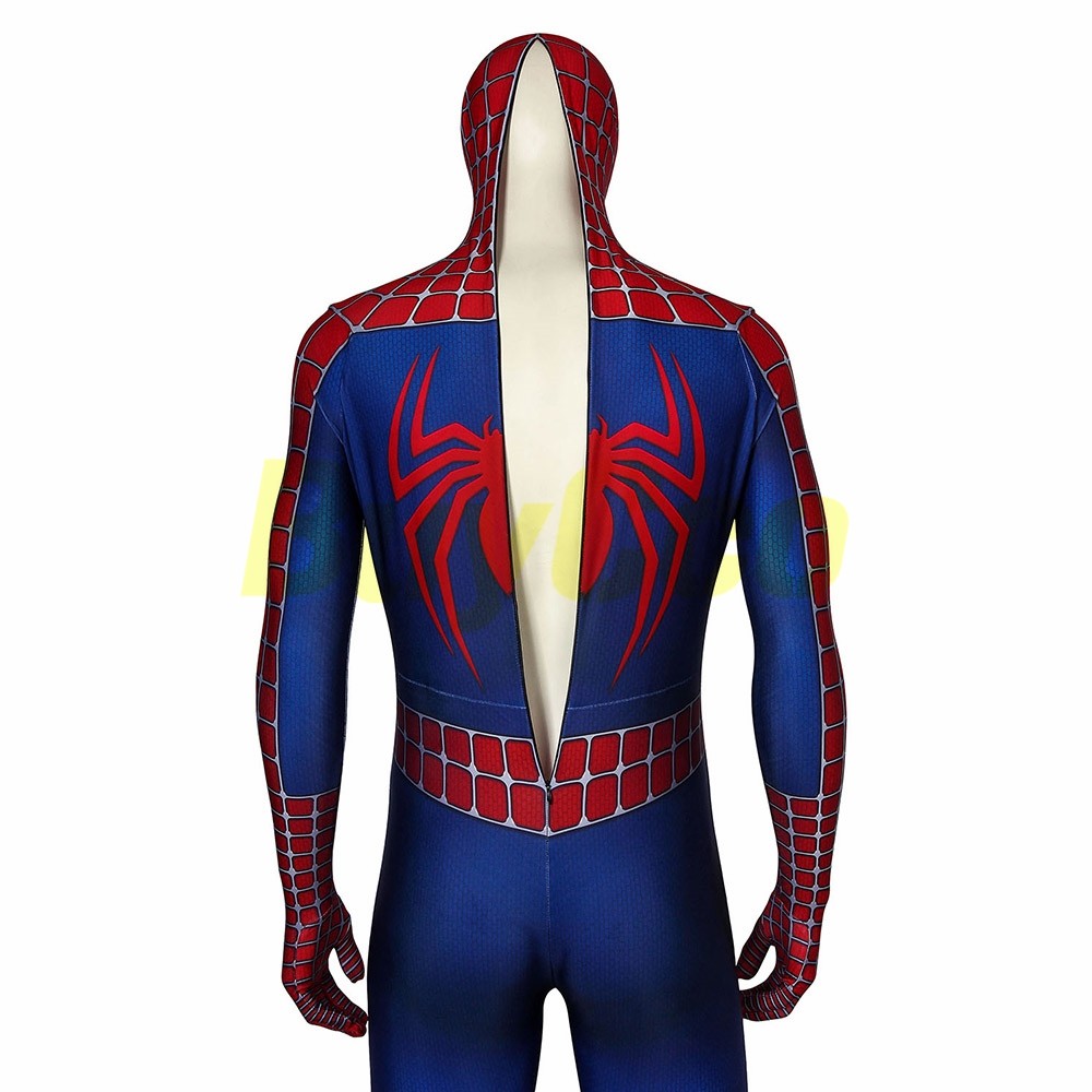 Spider Man Tobey Maguire Cosplay Costume Classic Spiderman Spandex Suit