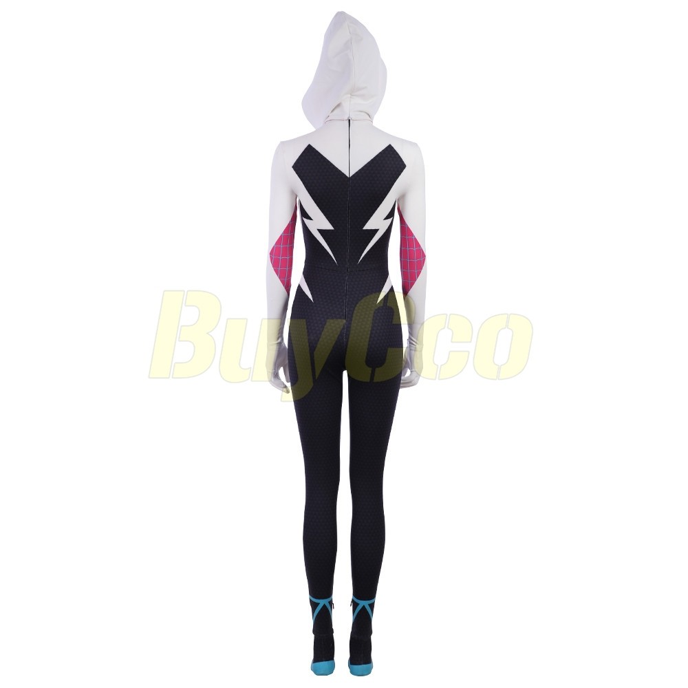 Gwen Stacy Into The Spider Verse Cosplay Costume