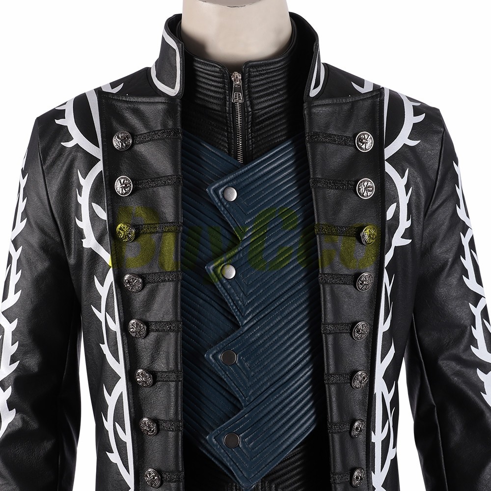 Vergil Cosplay Costumes Devil May Cry 5 Vergil Black Trench Coat Xzw20190274